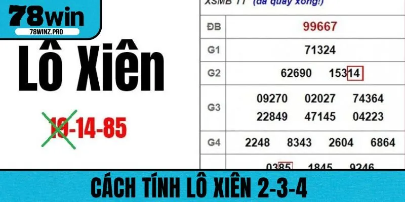 Gợi ý cách tính tỷ lệ lô xiên 2-3-4 của 3 miền Việt Nam