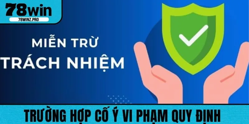 Mọi trường hợp cố ý sai phạm sẽ bị khoá tài khoản